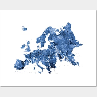 Map of Europe Posters and Art